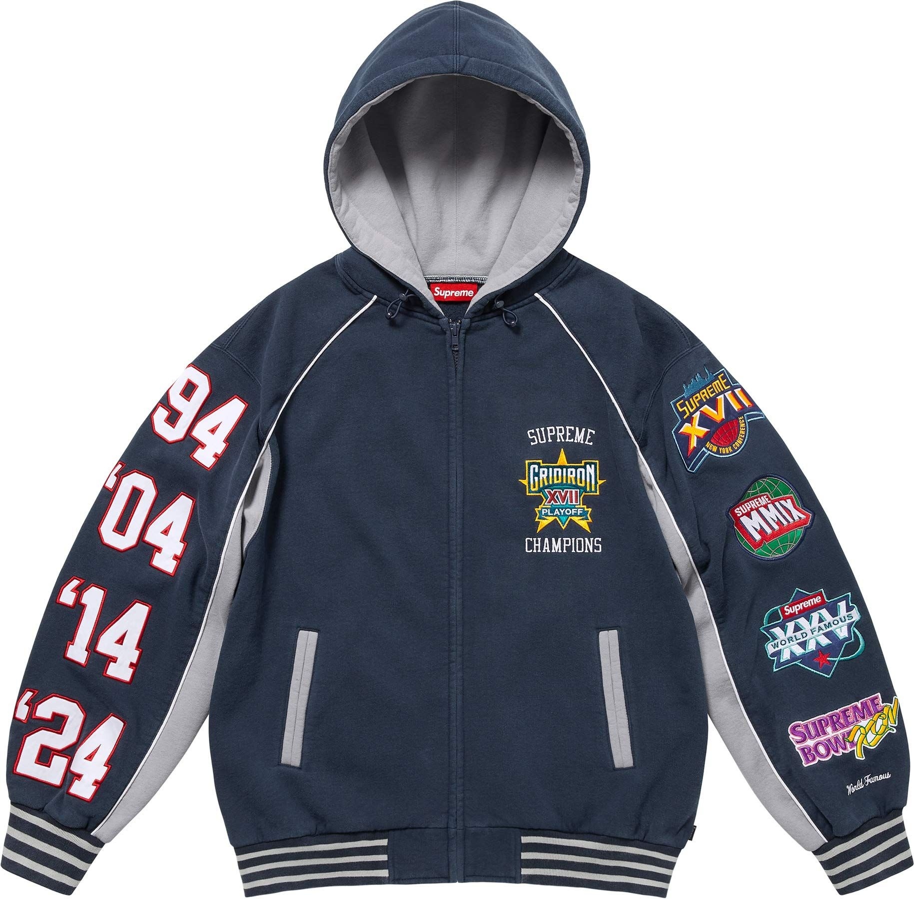 Playoffs Zip Up Hooded Sweatshirt view 6